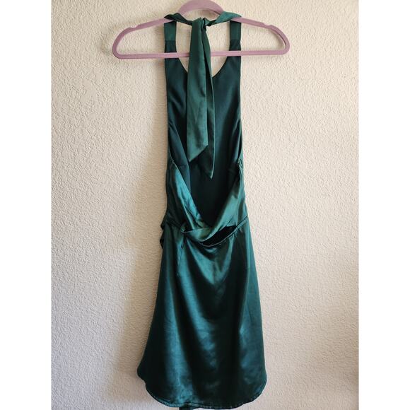HelloMolly Heavy Heart Satin Halter Top Dress S - Picture 9 of 10